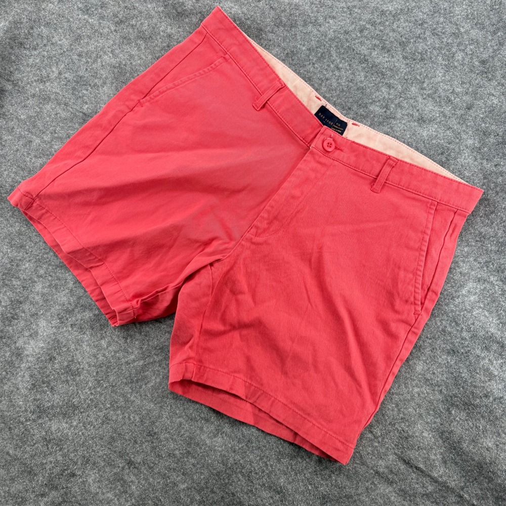 Day & Age Chino Skylar Shorts Women‎ 31 Rose of Sharon Flat Front Casual USA
